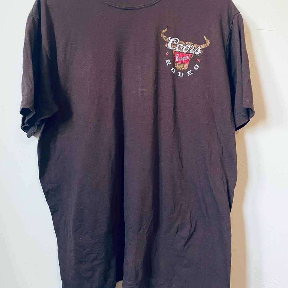 Coors Banquet Rodeo Graphic Tee - Dark Brown